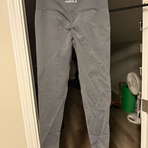 AURORA Gray High-Waisted Leggings